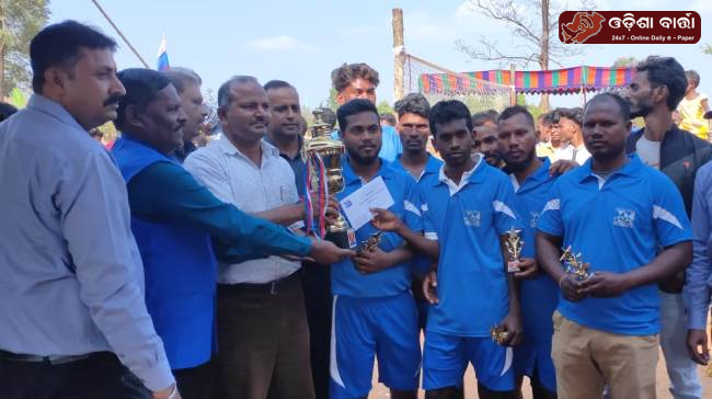 Amit Ranta BLOCK LEVEL RURAL VOLLEY BALL TOURNAMENT ORGANISED BY UTKAL ALUMINA
