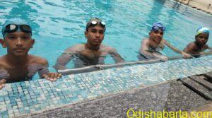 swimming