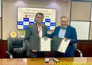 MoU Signing ceremony - Rajive Kumaraswami, MD & CEO of Magma HDI General Insurance (Left) and Baskar Babu Ramachandran, MD & CEO of Suryoday Small Finance Bank (Right)