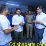 5T Chairman VK Pandian Meets Jajpur Bus Mishap Victims At Cuttack’s SCB Hospital
