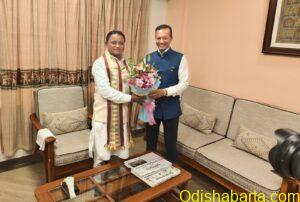 Naveen Jindal meets Odisha CM