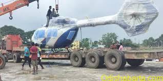 CM’s Helicopter Grounded at Kendrapara College Transported to Mumbai by Road