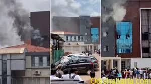 Major Fire at Bhubaneswar’s Private Engineering College, All Students Rescued