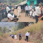 Two IAS officers conduct ground zero grievance hearing after climbing hilly rugged roads to tribal villages !.