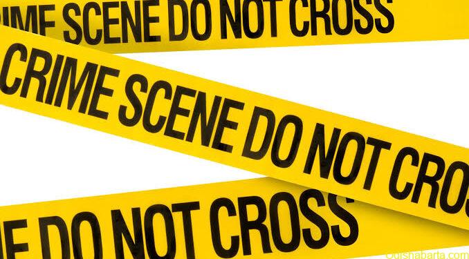 crime scene tag of Berhampur police