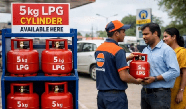 5kg-cylinder avilabe @cpetrol-pump