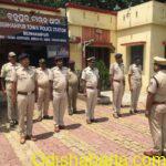 Berhampur Police Conducts 9:00 AM Roll Call & Briefing Parade.