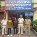 Berhampur Town Police Arrest two accused in Iron Materials Theft Case