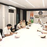 DGP in-charge Vinaytosh Mishra holds video conferencing meeting with District SPs and Range IGs/DIGs