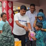 Sanjeev Sena Distributes Relief to Flood-Affected People in Bari