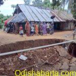 Landslide Creates 20‑Foot Crater in Kandhamal ; Two Children Narrowly Escape (!)