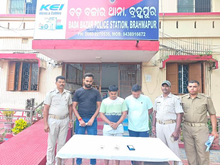 three-arrested