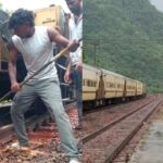 Continuous Downpour Lashes Rayagada; Vansadhara Nears Warning Mark as Deep Depression Weakens, Boulder fall on rail track