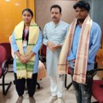 BJP Spokesperson Manoj Mohapatra Felicitates Newly Elected Student Leaders at Sujanpur College