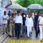 Minister, Ganjam Collector Inspect Gopalpur Cyclone Shelter and Beach ;Cyclone ‘Arnab’