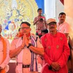 Central Range IGP Dr Nayak  Reviews Durga Puja Security, Visits Pandals